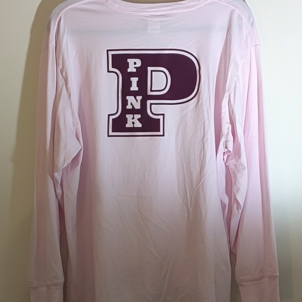 PINK Victoria's Secret Light Pink Long Sleeve Tee